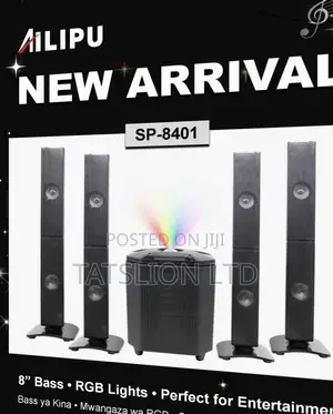 Ailipu 5.1 Mtungi Tall Boy Sp-8401 Ad 5.1 8.5in Woofer