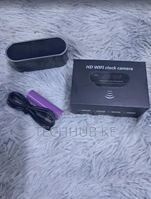 Wireless Table Clock Camera - Has Backup Battery That Lasts Up to Max