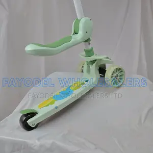 Super Baby Green Scooter for Young Riders