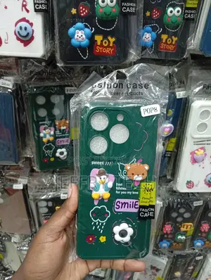 White 3d Cartoon Silicone Phone Case