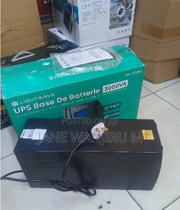 New Lightwave 3000va Ups With Avr – Voltage Protection Backup