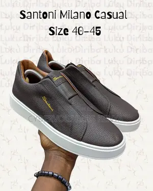 Santoni Milano Casual Slip-on Sneakers