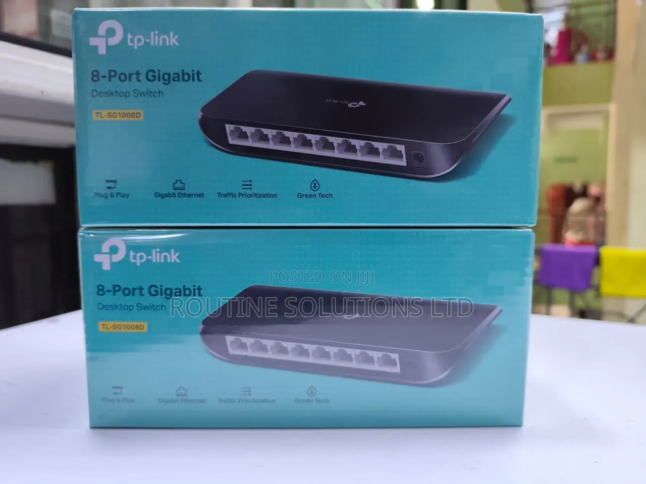 Tplink 8port Gigabit Switch Tl-Sg1008d
