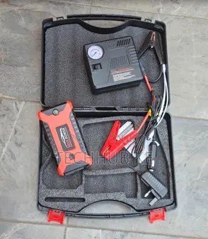 Portable Car Jump Starter Kit Plus Air Compressor Available