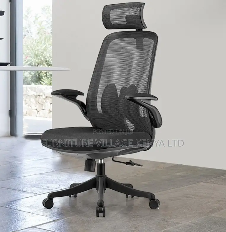 Black Mesh High Back Office Chair