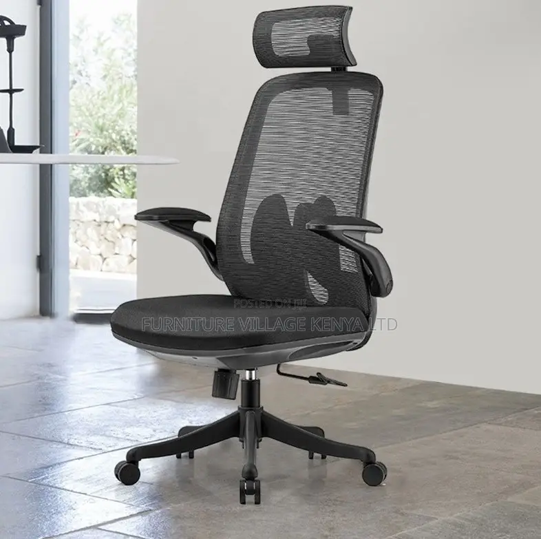 Black Mesh High Back Office Chair