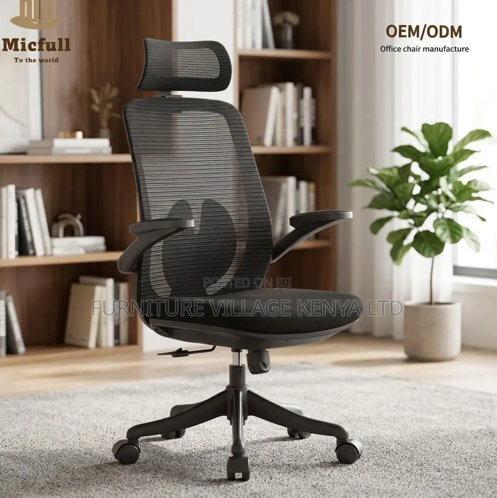 Black Mesh High Back Office Chair