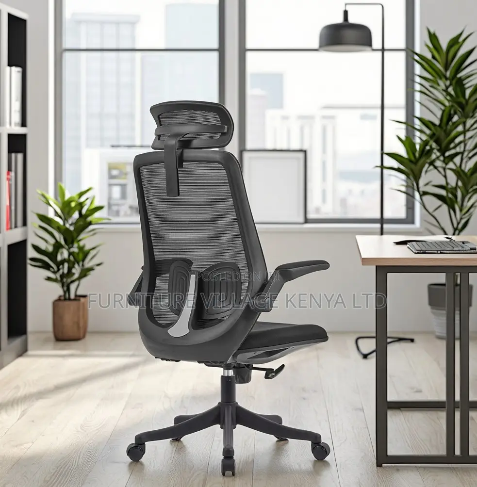 Black Mesh High Back Office Chair