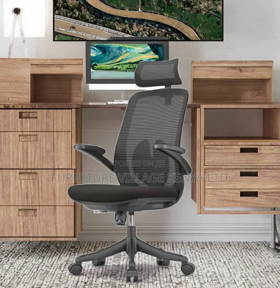 Black Mesh High Back Office Chair