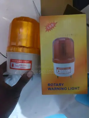 Yellow Model Lte-1101 Rotary Warning Light