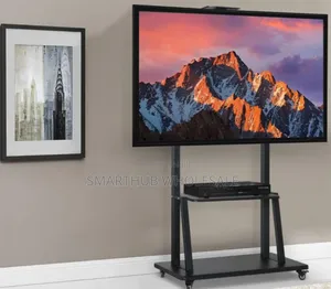 Mobile Tv Trolley Stand With Wall Mount ;
Fits 32-75 Inches Tv