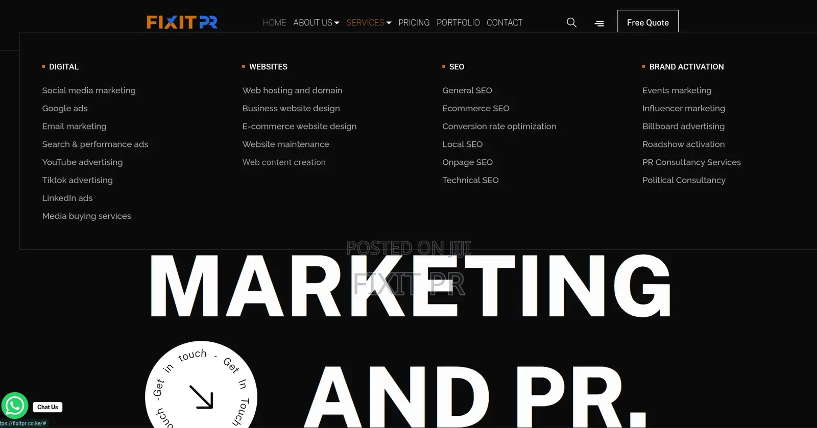 Fixit Pr — Digital Marketing Pr Agency Nairobi
