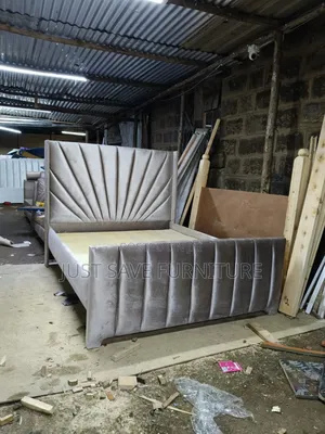 5x6 Modern Upholstered Bed –Luxury Velvet Bed Frame | Strong Durable