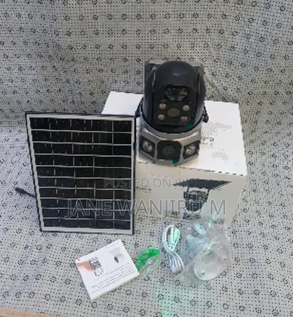 Wireless Solar PTZ Camera – 4g Security Camera for Home Farm