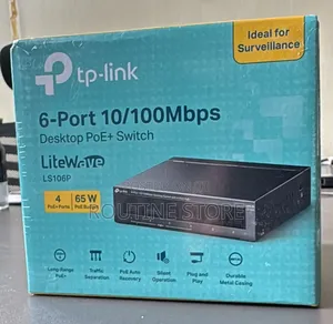Tplink Desktop Poe Switch 100mbps Ls106p