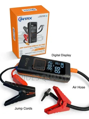 -In-1 Portable Jump Starter and Cordless Air Pump.