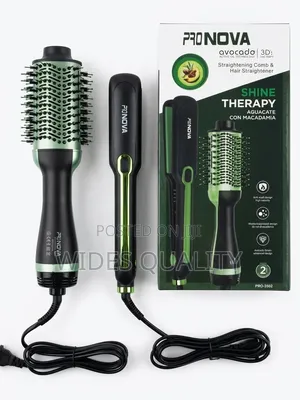 Nova Shine Hair Straightener And A Blow Dryer Brush