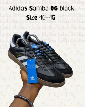 Classic Adidas Sneakers - Samba Og Black Stan Smith (Sizes 39-45)