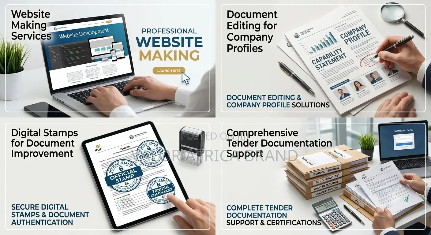 Professional Website Development Corporate Documentation Services
