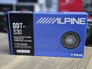 Alpine DDT-S30 180watts Quality Dome Tweeters- A Pair