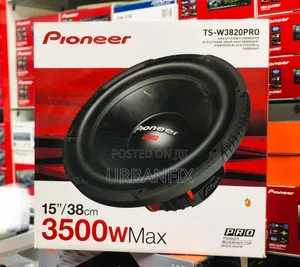 Piomeer Ts-W3820pro 3500watts 15" Double Coil Powerful Bass Subwoofer