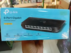 This Is a Tp-Link Tl-Sg1008d 8-Port Gigabit Desktop Switch.