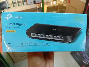 Tp-Link 8-Port Gigabit Switch Tl-Sg1008d - Black