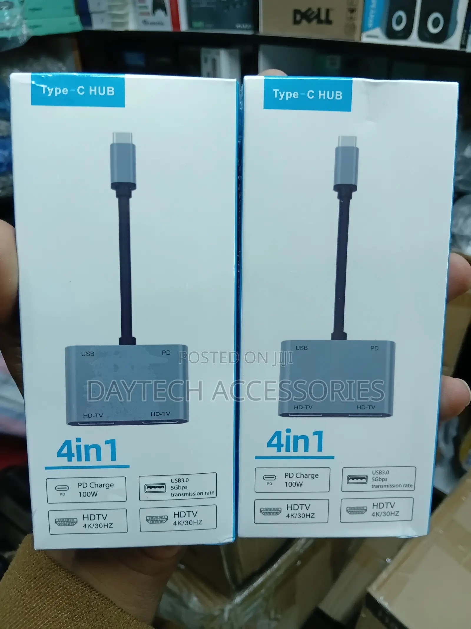 Type-C to Hdmi Dual Screen Video Converter Adapter,