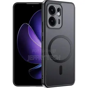 Transparent Magsafe Case for Oppo Reno 13f 4g/5g Black