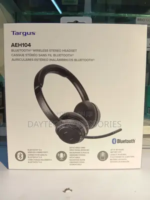 This Is a Targus Aeh104 Wireless Bluetooth Stereo Headset.