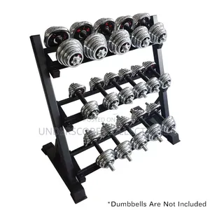 3-Tier Heavy-Duty Dumbbell Rack