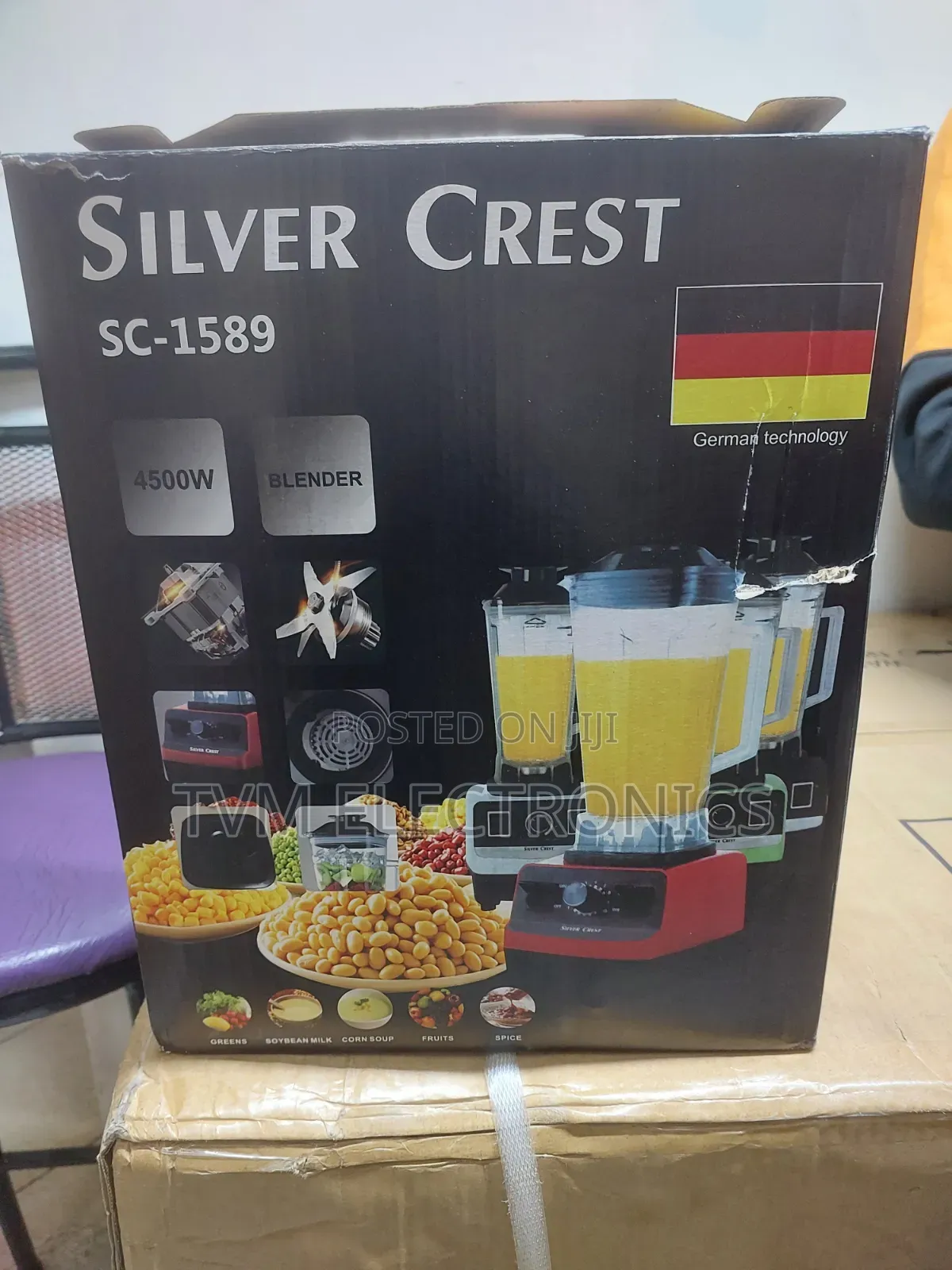 Silvercrest Germany 2 in 1 Heavy Duty Commercial Blender