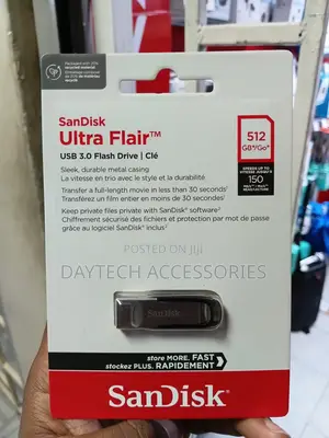 This Is a Sandisk Ultra Flair Usb 3.0 Flash Drive With 512gb Capacity.