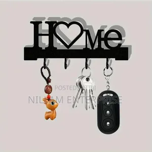 Wall Mounted Home Love Shape Key Holder Rack*