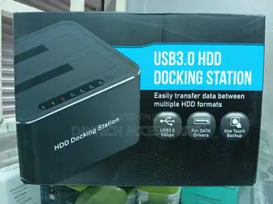 Usb 3.0 Dual Bay Hdd Docking Station For Accessing External Hard Drive