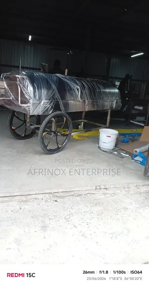 Very Strong Mortuary Trolley for Carrying the Body.