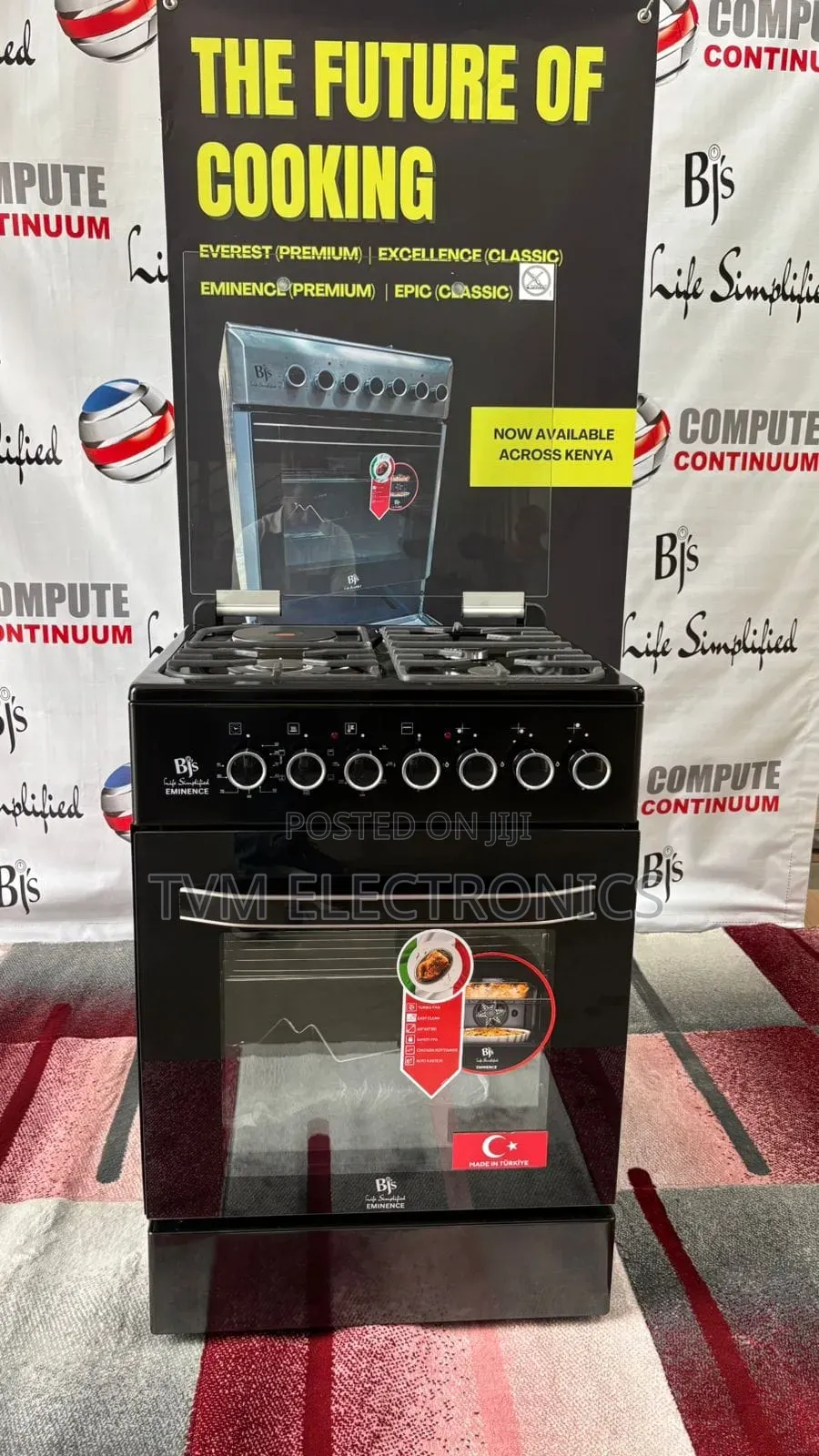 BJS Eminence Black – 60×60 Premium Cooker