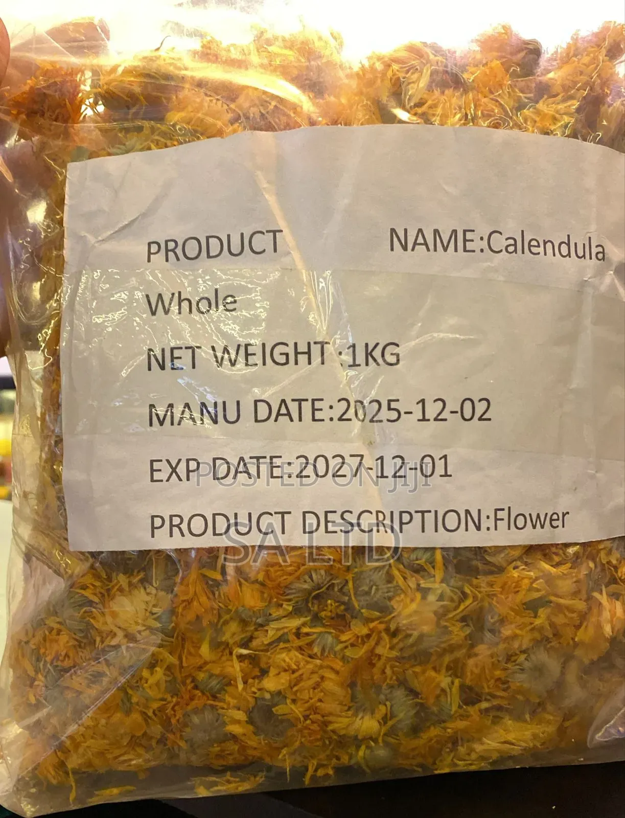 Calendula Dried Flowers