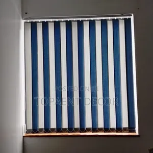 Nevy Blue and White Combination, Elegant Window Vertical Blinds