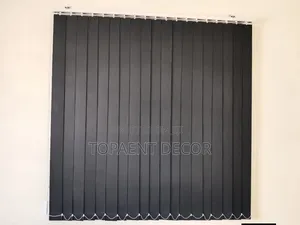 Black Slats, Beautiful Looking , Office Window Blinds
