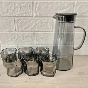 Smoked Borosilicate Water Set