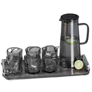 Smoked Borosilicate Water Set