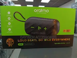 This Is an Oraimo Spacebox Active (Obs-680) Wireless Bluetoothspeaker.