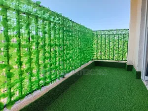 Light Green Balcony Privacy Fence