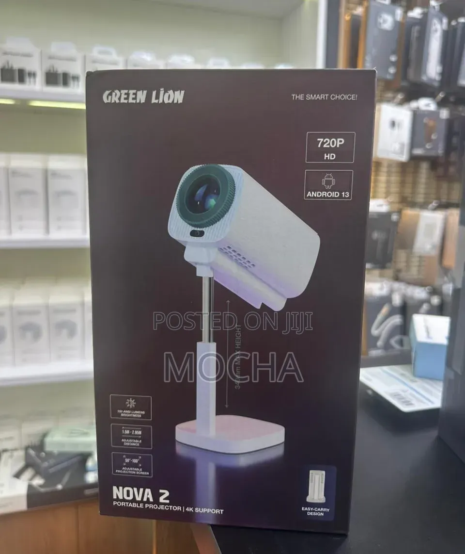 Green Lion Nova 2 Portable Projector With Support