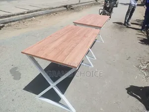Office Table With X Shape