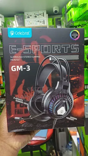 Celebrat Gm-3 Wired Gaming Headset for Pc, Ps4, Ps5 Xbox