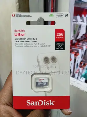 Sandisk 256gb Micro SDXC Ultra Memory Card Class 10 Uhs-1.