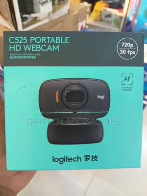 Logitech C525 Hd Webcam Usb Portable 360
