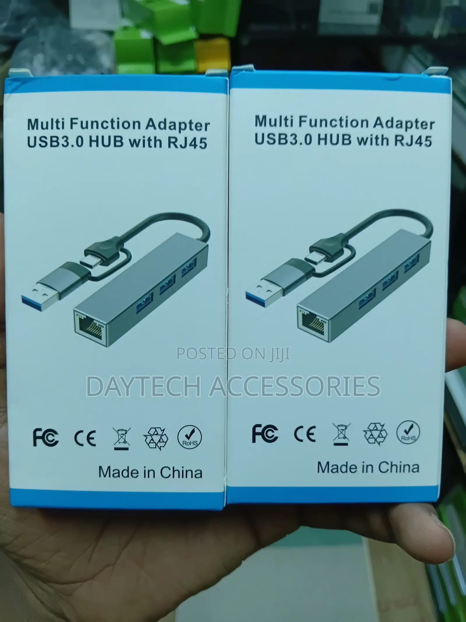 4-in-1 Usb Hub and Ethernet Adapter